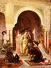Edouard Frederic Wilhelm Richter L' Offrande painting
